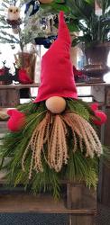 Gnome for the holidays from Weidig's Floral in Chardon, OH