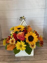 Autumn Country Bird House from Weidig's Floral in Chardon, OH